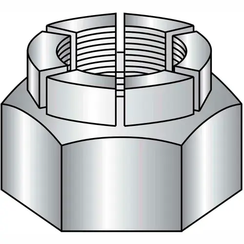 1/2-13 Flex Type Hex Lock Nut Full Height Light Cadmium and Wax, Pkg of 100 Time-Limited