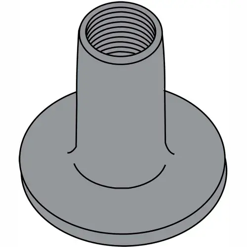 Save Now 6-32X1/4 WELD NUT WITH .562 ROUND BASE STEEL Plain, Pkg of 1000
