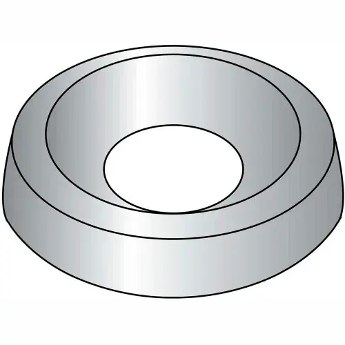 Brand New 8 Countersunk Finishing Washer Nickel - Pkg of 10000