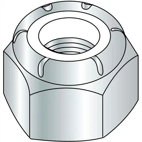 Deal 1/4-20 NE Nylon Insert Hex Lock Nut Zinc, Pkg of 2000