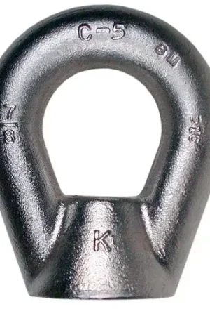 Crafted Ken Forging EN-9-HD-316SS - Forged Eye Nut - 7/8-9 - Style B - 316 Stainless Steel - Made In USA