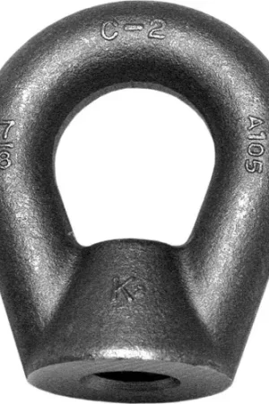 Fan Favorite Ken Forging EN-10-HD-HDG - Drop Forged Eye Nut - 1-8 - Style B - C1030 - Galvanized - Made In USA