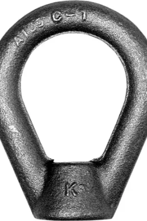 Ken Forging EN-7-HDG - Drop Forged Eye Nut - 5/8-11 - Style A - C1030 - Galvanized - Made In USA Fast Shipping