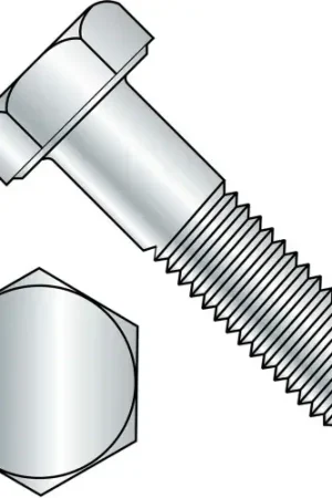 Hex Bolt - 1/4-20 x 1-1/2" - Grade A - Steel - Zinc CR+3 - UNC - PT - A307, Pack of 100 Affordable