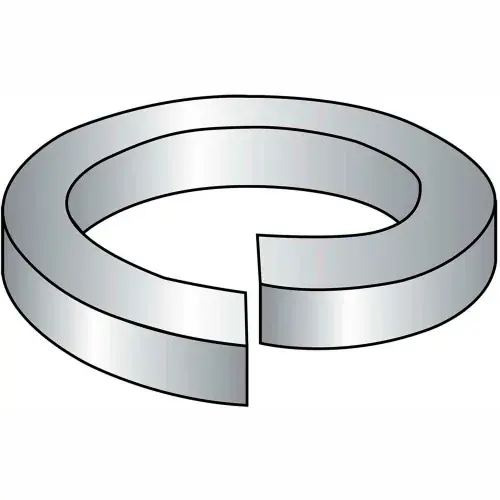 Place Order Split Lock Washer - 1/2" - Steel - Zinc, Pack of 100