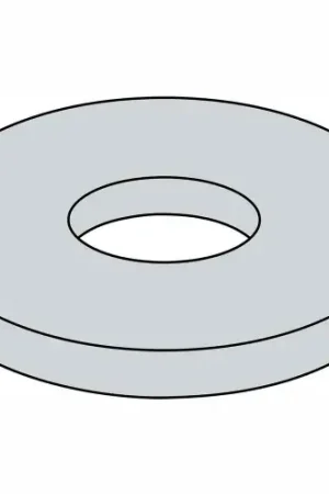 Genuine Fender Washer - 1/4" x 1" x 0.05" - 304 Stainless Steel, Pack of 100