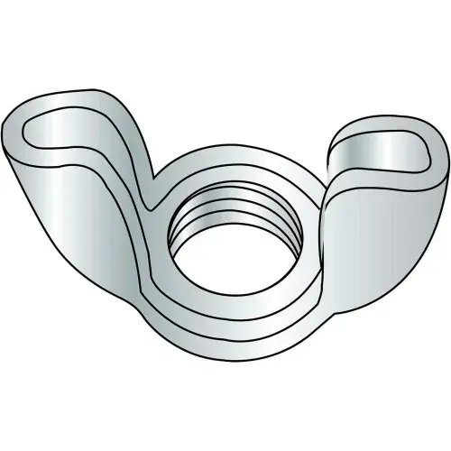 Flash Sale Wing Nut, Cold Forged, 1/4-20, Type A, Light Series, Low Carbon Steel, Zinc CR+3, UNC, Pack of 100