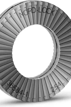Nord-Lock 2588 Wedge Locking Washer - 254 SMO Stainless Steel - 3/8" - Large O.D. - Pkg of 200 Best Choice