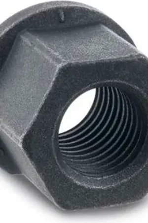 Holiday Sale J.W. Winco DIN 6331 Hexagon Nuts, Steel, with Flange, Blackened, M12, 11/16"H