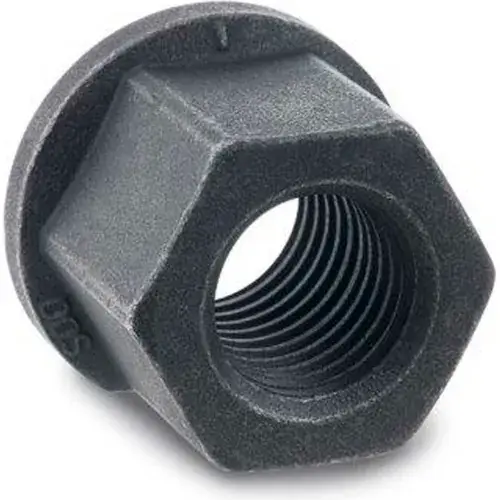 Holiday Sale J.W. Winco DIN 6331 Hexagon Nuts, Steel, with Flange, Blackened, M12, 11/16"H