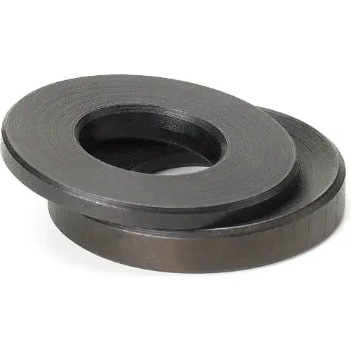 Popular 1-1/2" Spherical Washer Set - 2-7/8" O.D. - 9/16" Thick - Steel - Black Oxide - SP-9