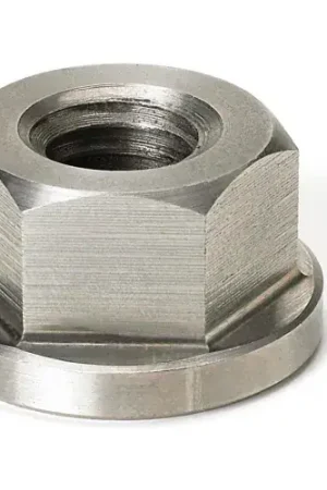 Grab Now 7/16-14 Hex Flange Nut - 3/4" Hex - 1" Flange Dia. - 9/16" Height - Stainless Steel - CN-15SS