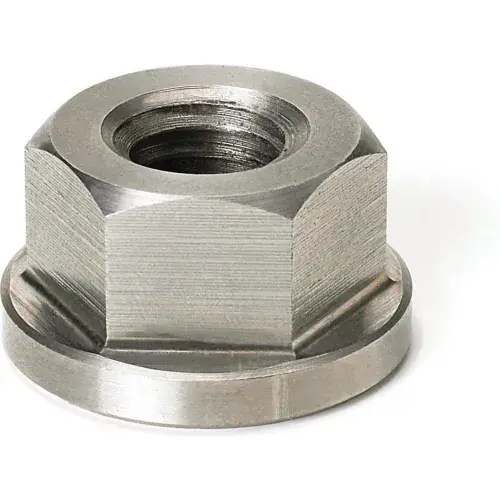 Grab Now 7/16-14 Hex Flange Nut - 3/4" Hex - 1" Flange Dia. - 9/16" Height - Stainless Steel - CN-15SS