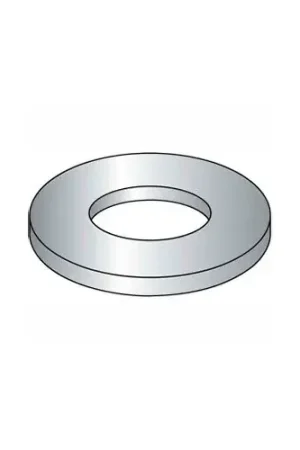 Discount Flat Washer - M2.5 - Steel - Zinc Clear - Class 8.8 - DIN 125A - Pkg of 100