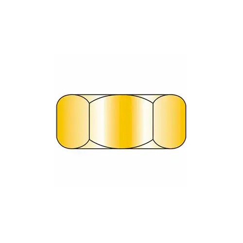 Hex Nut - M12 x 1.75 - 19AF - Steel - Zinc Yellow - Class 10.9 - DIN 934 - Pkg of 100 Get Yours