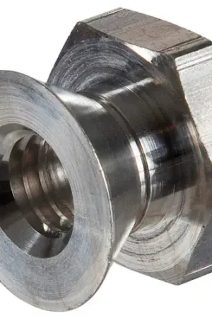 Markdown 1/4-20 Tamper-Proof Security Breakaway Nut - Non-Removable - Aluminum - Made In Taiwan - Pkg of 100