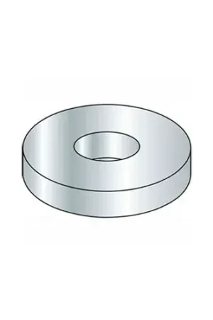 Factory Price 1-1/2" Flat Washer - SAE - 1-9/16" I.D. - Steel - Zinc - Grade 2 - Pkg of 1 Lb.