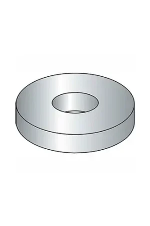 1-3/8" Flat Washer - USS - 1-1/2" I.D. - .153/.213" Thick - Steel - Plain - Grade 2 - Pkg of 25 Special Discount