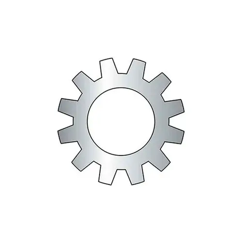 1/4" External Tooth Lock Washer - .267/.256" I.D. - Steel - Zinc - Grade 2 - 100 Pk Fresh Stock