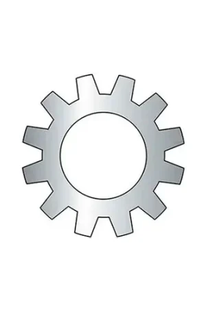5 External Tooth Lock Washer - .136/.129" I.D. - .02/.014" Thick - Steel - Zinc - Grade 2 - 100 Pk Seasonal Sale
