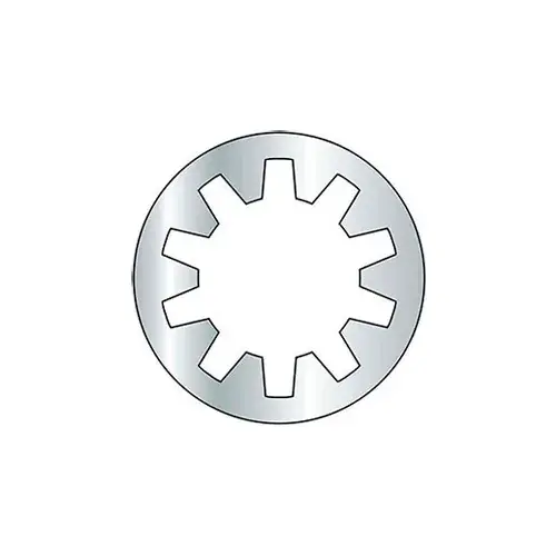 Hassle-Free Returns 3 Internal Tooth Lock Washer - Grade 2 - Steel - Zinc - Pkg of 100