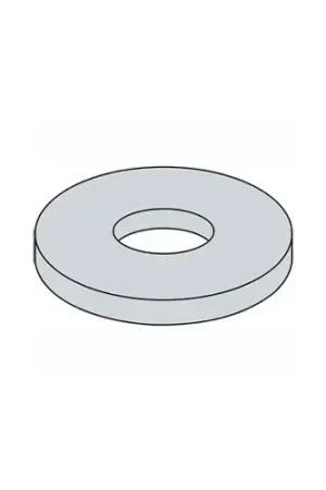Markdown 1/2" Fender Washer - .525/.545" I.D. - .051/.084" Thick - Steel - Zinc - Grade 2 - Pkg of 50