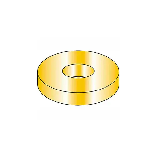 Save Now 3/4" Flat Washer - SAE - 13/16" I.D. - Steel - Yellow Zinc - Grade 8 - Pkg of 50