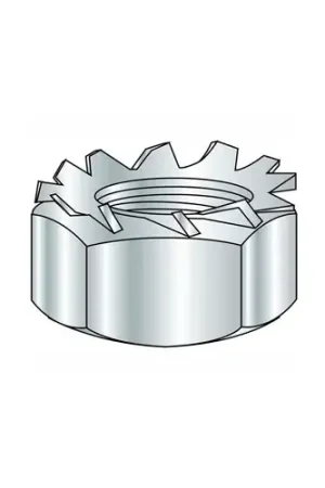 5-40 Hex Keps K-Lock Nut - Steel - Zinc Plated - UNC - Pkg of 100 Order Now