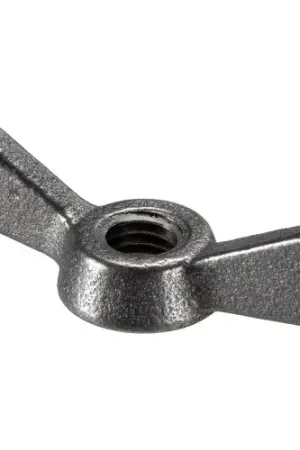 Price Cut 3/8-16 Wing Nut - 3" Wide - 1" Base Dia. - Steel - Plain - USA - Pkg of 25