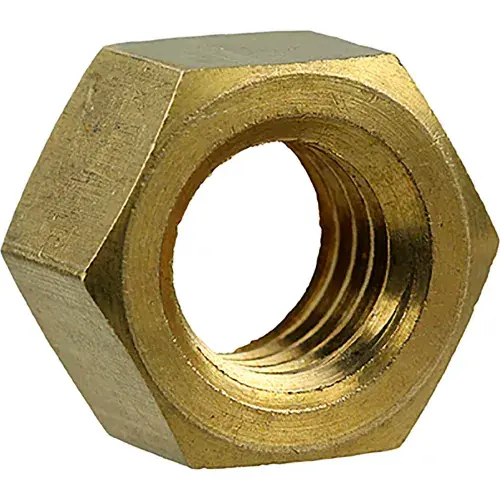 L.H.Dottie® Hex Nut, Solid Brass, 1/4"-20, 100 Pack Reduced Price
