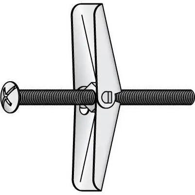3/16" x 3" Toggle Bolt Combination Drive Mushroom Head (50/Pkg.) Special Offer