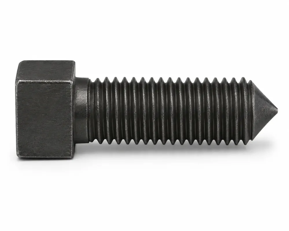 New Arrival 3/8-16 X 2-1/2" Square Head Set Screws Cone Point Case Hardened Steel (100 / Pkg.)
