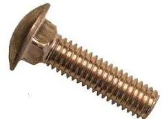 While Supplies Last 5/8-11 X 9-1/2" Carriage Bolts Grade 8 Steel Zinc Yellow (25 / Pkg.)