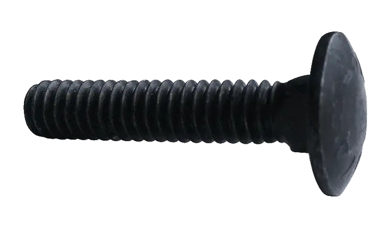 10-24 X 1-1/4" Carriage Bolts Steel Black Oxide & Oil (2000 / Pkg.) Affordable