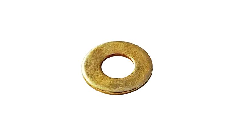 2 Machine Screw Flat Washers Steel Zinc Yellow (10000 / Pkg.) Markdown