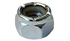 10-24 Hex Lock Nuts Nylon Inserts Steel Zinc Plated (2000 / Pkg.) Brand New