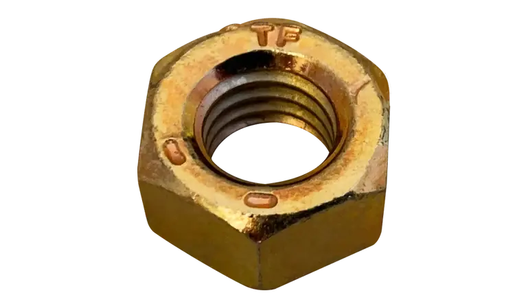 Crafted 7/8"-9 Hex Nuts Grade 8 Steel Zinc Yellow (200 / Pkg.)