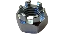 Time-Limited 5/8"-18 Castle Nuts Steel Zinc Plated (150 / Pkg.)