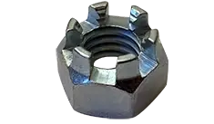 Deal 5/16"-18 Castle Nuts Brass (10 / Pkg.)