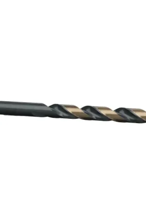 19/64" Drill Bit HSS Black & Gold Split Point 3-Flat Shank KFD3F19/64 (12 / Pkg.) Professional Grade