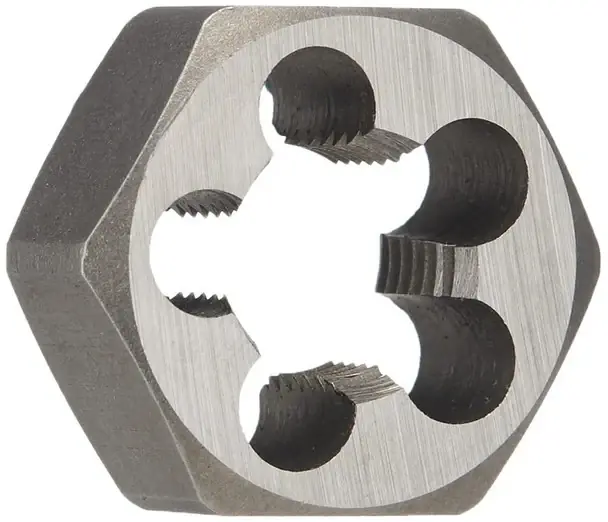 Hot Picks M19 X 2.5 Carbon Steel Hex Rethreading Die Uncoated (Bright) DWTSMH19X2.5