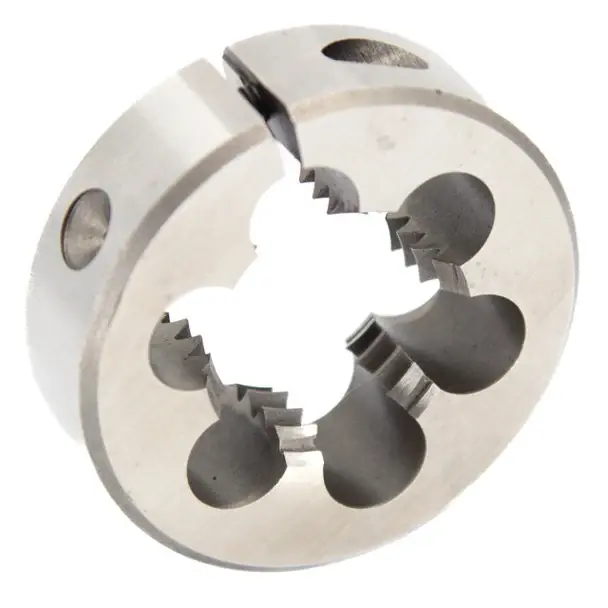 Hot Picks 7/8"-14 HSS Round Adjustable Die 2" OD Uncoated (Bright) DWTH2-7814