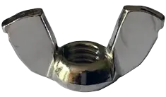 5/16"-18 Wing Nuts Cold Forged Steel Nickel Plated (1000 / Pkg.) Grab Now