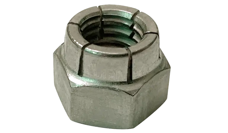 Luxury 1" 1/4"-7 Lock Nuts Steel Cadmium Plated (10 / Pkg.)