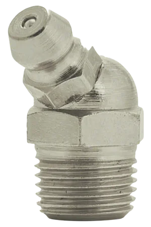1/8-27 PTF 45 Degree Short SAE Special Grease Fitting Steel Zinc Yellow (150 / Bag) Latest