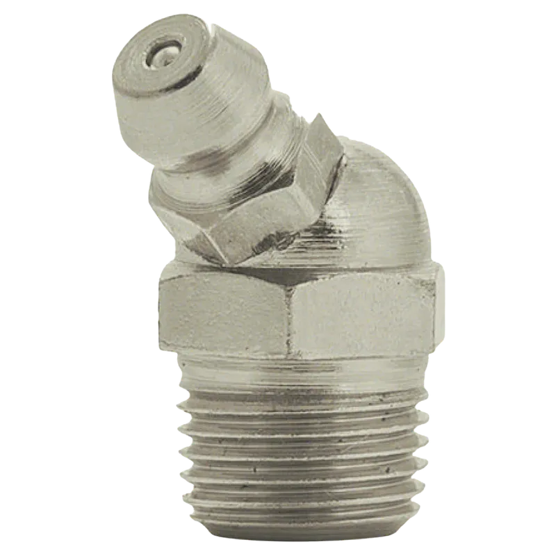 1/8-27 PTF 45 Degree Short SAE Special Grease Fitting Steel Zinc Yellow (150 / Bag) Latest