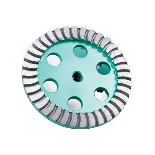 Diamond Vantage 04HDDSX2 4" x 5/8-11 Single Row Cup Wheel, X2 Premium Grade for Concrete/Masonry GREEN CUP WHEEL Grab Now