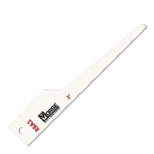 Professional Grade 3" 1/2" 32 TPI Air Saw Blade Bi-Metal .025" Thick (5 / Pkg.) MK Morse RBA332T05