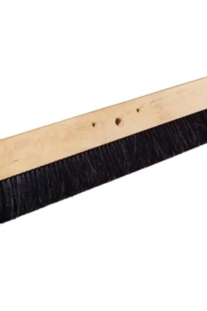 Magnolia Brush 2124-H 24" Black Horsehair Threaded Push Broom Head Hassle-Free Returns