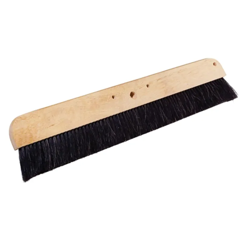 Magnolia Brush 2124-H 24" Black Horsehair Threaded Push Broom Head Hassle-Free Returns
